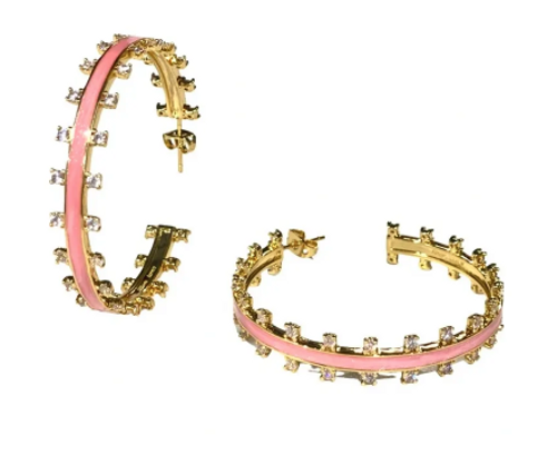 Bradshaw Hoops-Pink