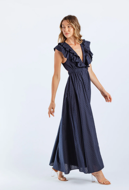 FLORENCE DRESS-NAVY