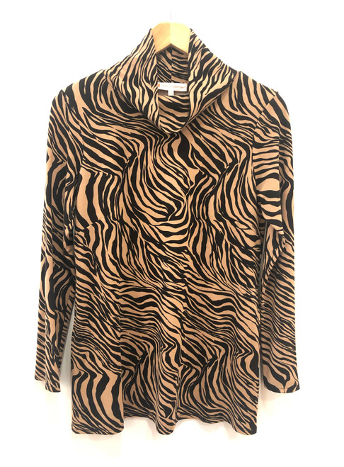 Zebra Camel Sawyer Top