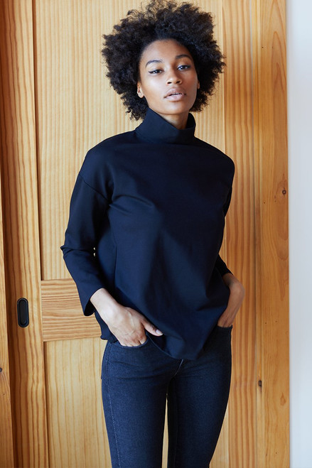 Edie Top - Black Ponte