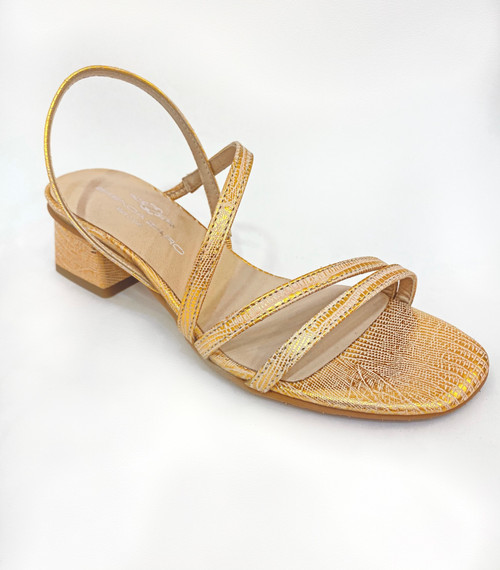 Strappy Low Heel - Chemi Brass