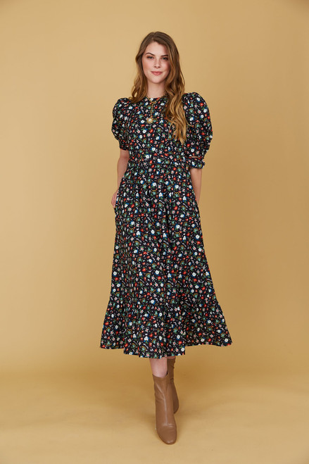 Flora Dress, Boho Blooms