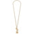 Long Bee Lock Toggle Necklace