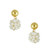 Gold + Pearl Cluster Earring