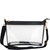 "Lucy" Clear Crossbody - Black