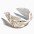 EMBELLISHED WIDE HEADBAND IN IVORY