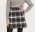 Plaid Skirt-Black