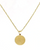 Lord's Prayer Medallion Neck W/ Cross Charm