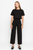 Ponte Knit Straight Leg Pant: Cropped