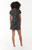 Payton Camo Tee Dress -Dark Charcoal