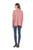 Mock Neck Pullover Sweater, Rose