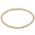 Gold SIncerity 3mm Bead Bracelet