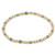 Gold SIncerity 3mm Bead Bracelet