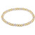 Gold SIncerity 3mm Bead Bracelet