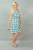 Cortina Dress - Blue/Citron