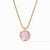 Coin Statement Pendant - Rose