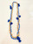 Mumbai Tassel Necklace- Royal Blue