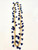 Mini Gold Tassel Necklace - Navy