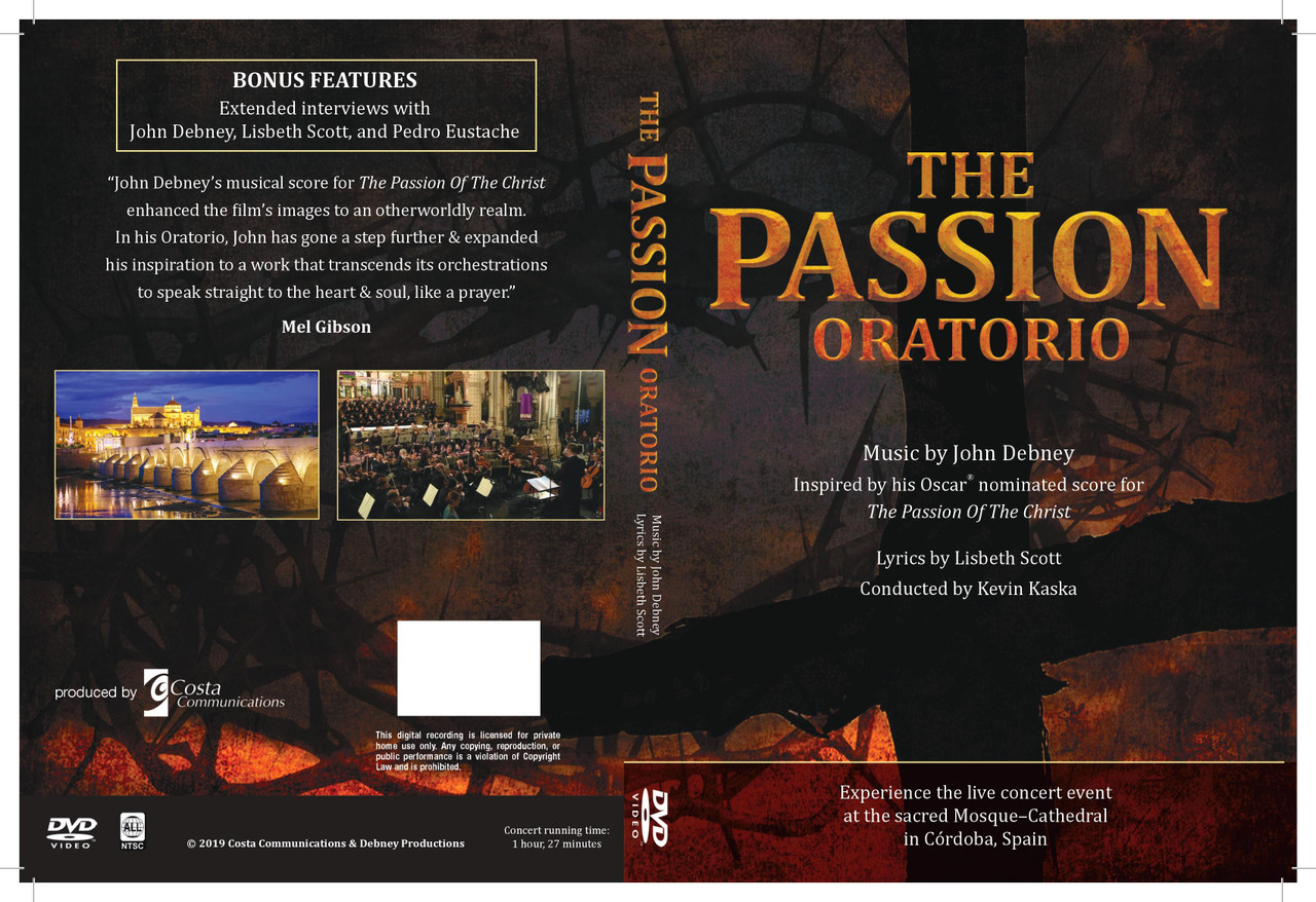 PASSION ORATORIO, THE - LIVE CONCERT FILM DVD - La-La Land Records