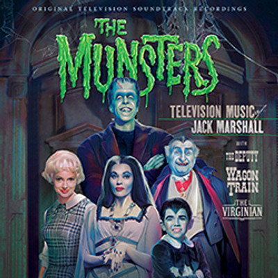 MUNSTERS, THE: TELEVISION MUSIC OF JACK MARSHALL with THE DEPUTY, WAGON TRAIN & THE VIRGINIAN: LIMITED EDITION (2-CD SET)