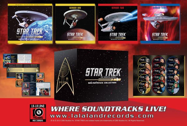 STAR TREK: THE ORIGINAL SERIES SOUNDTRACK COLLECTION: LIMITED EDITION -  (15-CD BOX SET) - La-La Land Records