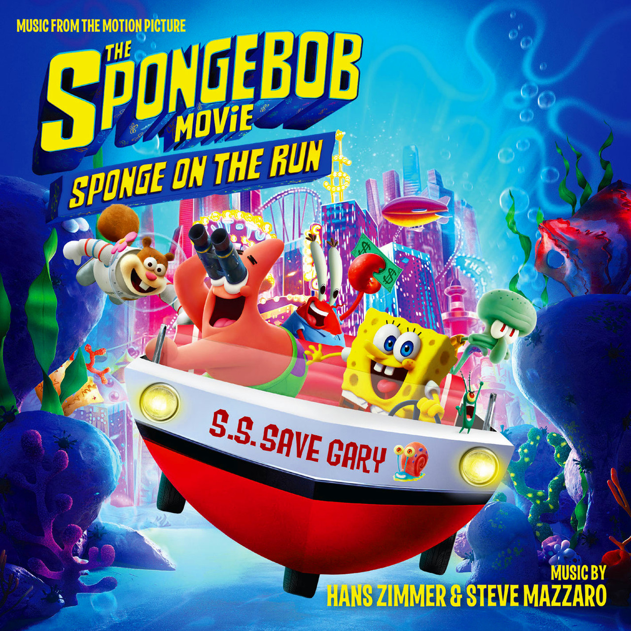 spongebob running