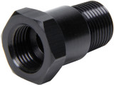 Allstar Performance Temperature Gauge Adapter  Aluminum, Black Anodized - 50203