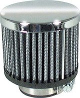Allstar Clamp-On Valve Cover Breather 1-3/8in OD Chrome ALL36204