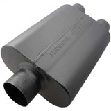 Flowmaster Original 40 Series Muffler 3in In / Dual 2.5in Out Stainless Black