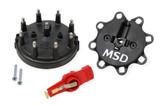 MSD Ignition Cap Rotor Kit Ford 85-95 V8 HEI Style Black