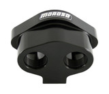 MOROSO Remote Thermostat Housing - 12 AN Inlets, Aluminum, Black Anodized