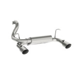 MBRP Armor Lite Dual Rear Axle-Back Exhaust System for 2018-2025 Jeep Wrangler