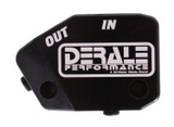 Derale LS Oil Cooler Adapter Blockoff Kit 10 AN Black Anodized 35611