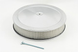 Mr. Gasket 9790 14 In Competition Air Cleaner Assembly Chrome Finish
