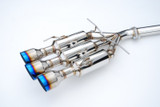 Invidia Gemini Triple Titanium Tip Cat-Back Exhaust for 2017+ Honda Civic SI