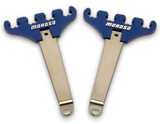 Moroso 72180 Spark Plug Wire Loom 4 Hole Blue 7-9mm Valve Cover Pair