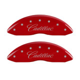 MGP 4 Caliper Covers Cadillac CTS 2009-2019 Red Engraved Design
