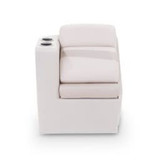 Taylor Made 17' Left Chaise Boat Seat Grey Marine Cushion