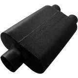Flowmaster Super 44 Muffler 3in Center In Dual 2.5in Out Stainless Black 8430452