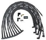 Moroso 73820 Ultra 40 Spark Plug Wire Set 8.65mm Spiral Core BBC Black Sleeved