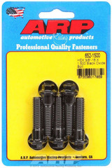 ARP 3/8-16 x 1.5in Chromoly Hex Head Bolts Black Oxide Set of 5