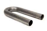 U-Bend Mild Steel Exhaust Pipe 1.75" Diameter 2.5" Radius 18 Gauge SCHOENFELD