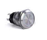 PUSH BUTTON SWITCH BLUE HALO