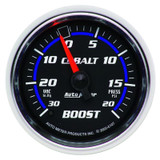 AutoMeter Cobalt 52mm Mechanical Boost Gauge 0-20 PSI Automotive