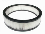 Mr Gasket 9in Round Air Filter Element 2in Paper White Wire Mesh