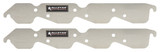 Big Block Chevy Exhaust Block Off Plates - 1-Piece Aluminum Pair - New
