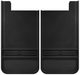 Husky Liners MudDog Front Rubber Mud Flaps Black Textured For Trucks SUVs