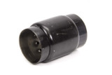6" Muffler 3.5" Inlet Outlet Center Round Steel Black Painted Exhaust Race