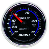 AutoMeter Cobalt 52mm Mechanical Boost Gauge - 30 PSI for Automotive Use