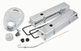 Mr Gasket Chrome Engine Dress Up Kit Valve Covers for Small Block Chevy